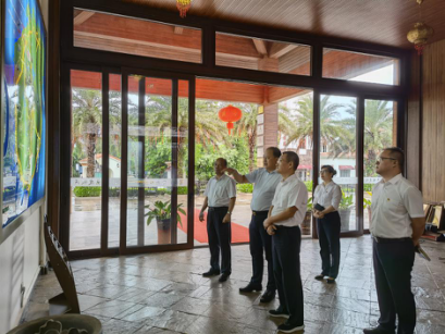 海南省農(nóng)村信用社聯(lián)合社黨委副書記王紹文到白沙農(nóng)商銀行開展黨史學(xué)習(xí)教育專題調(diào)研