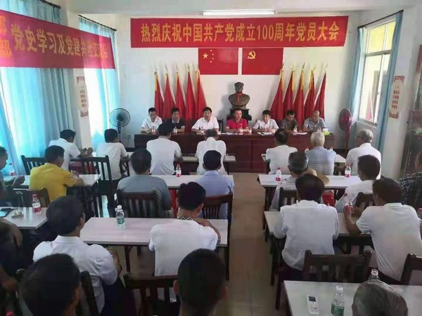 儋州聯(lián)社各黨支部集中學(xué)習(xí)研討習(xí)近平總書記在慶祝建黨100周年大會上重要講話