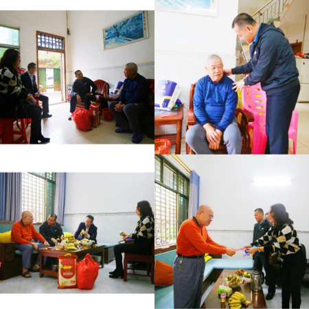 省聯(lián)社黨委委員、副主任韓青同志一行走訪慰問(wèn)臨高農(nóng)商銀行退休干部職工