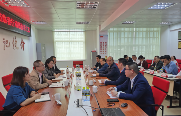 中國人民銀行文昌市支行行長顏蕾一行蒞臨文昌農商銀行調研指導