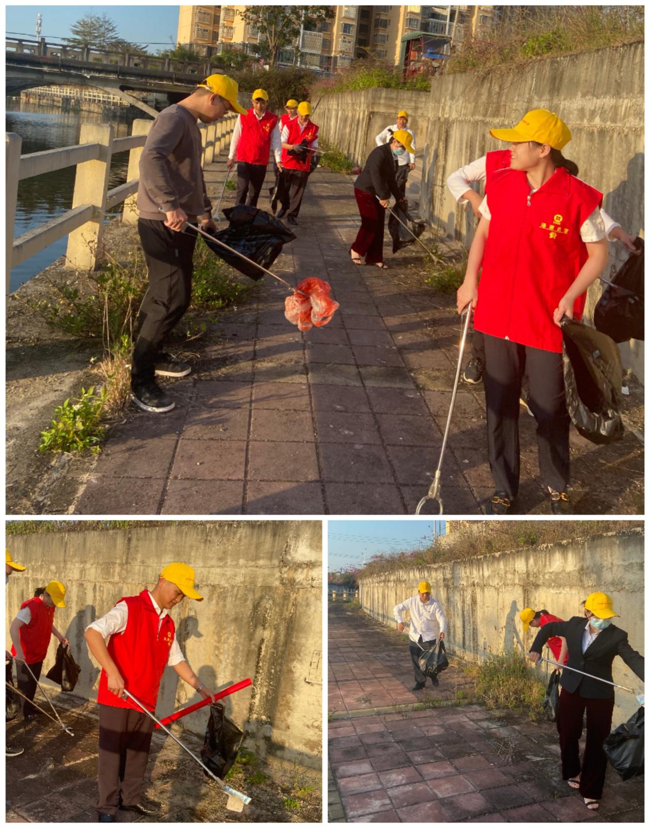 屯昌農(nóng)商銀行聯(lián)合共建單位縣社保中心開展志愿服務(wù)活動