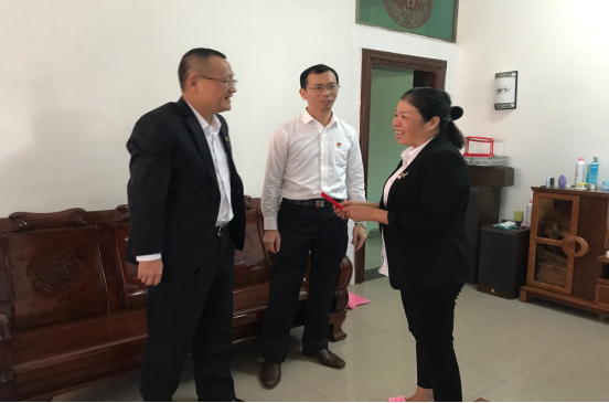 省聯(lián)社黨委副書記、紀(jì)委書記王紹文一行深入基層走訪慰問